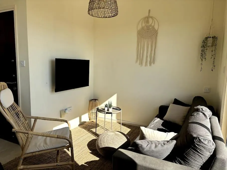 Palm View Residence With Private Rooftop Larnaca Apartment